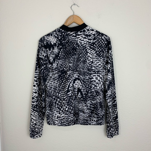 ♦️ZELLA Black White Zipper Jacket 🦩 - Picture 5 of 12